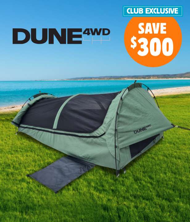 CLUB EXCLUSIVE Save $300 on Dune 4WD Outback XL Swag