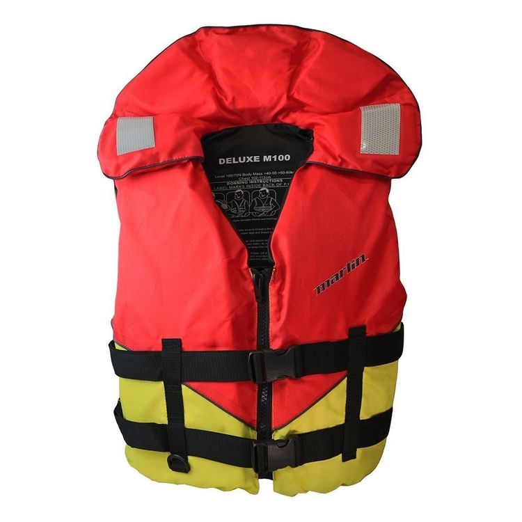 Marlin Children's Deluxe L100 PFD Red & Yellow 25 - 40 kg