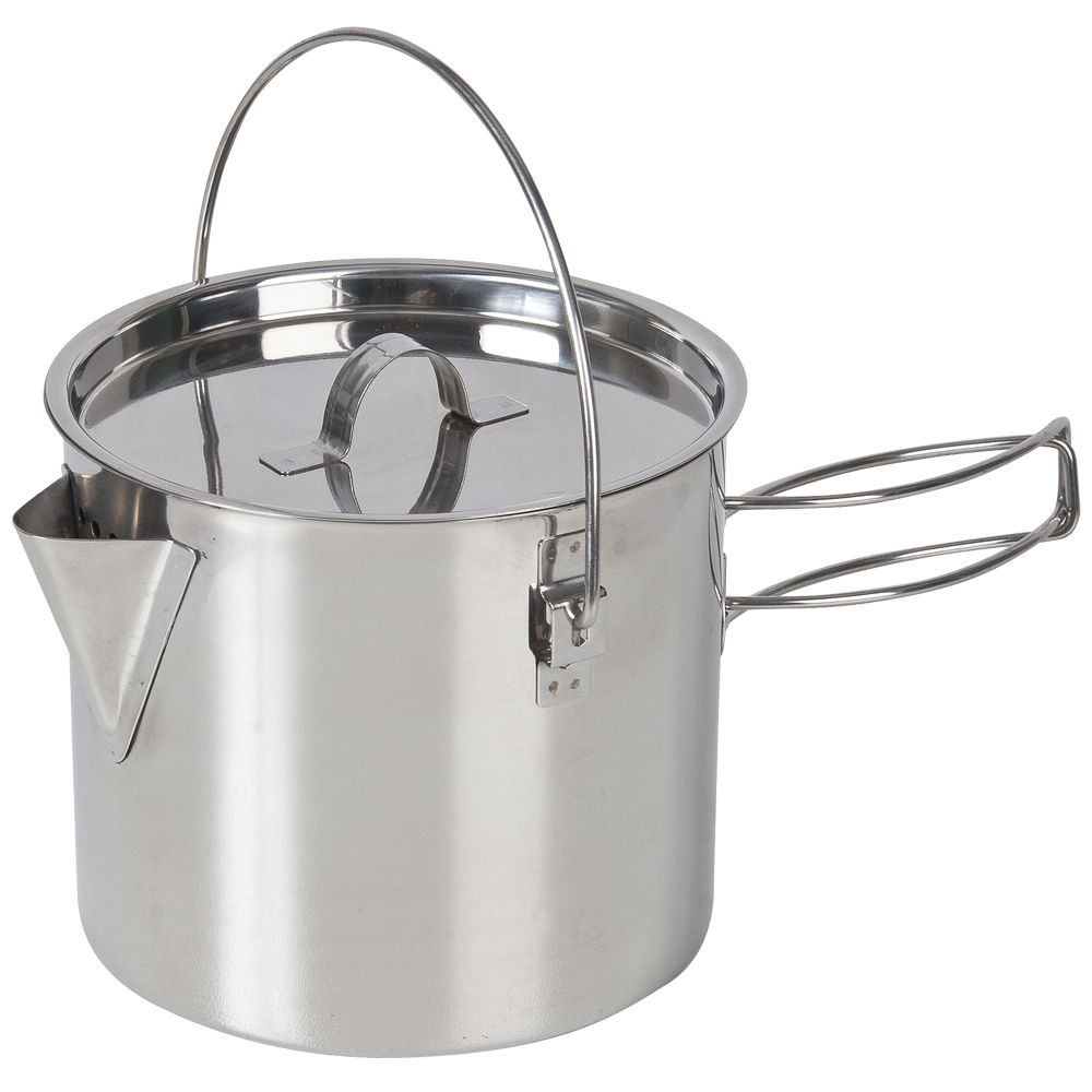 NEW Campfire Stainless Steel Billy Style Kettle 750 mL By Anaconda ...