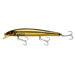 Bomber Saltwater Long A 16A 150mm Lure Gold Chrome & Orange Belly