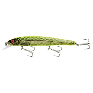 Bomber Saltwater Long A 16A 150mm Lure Silver Flash & Chartreuse Back