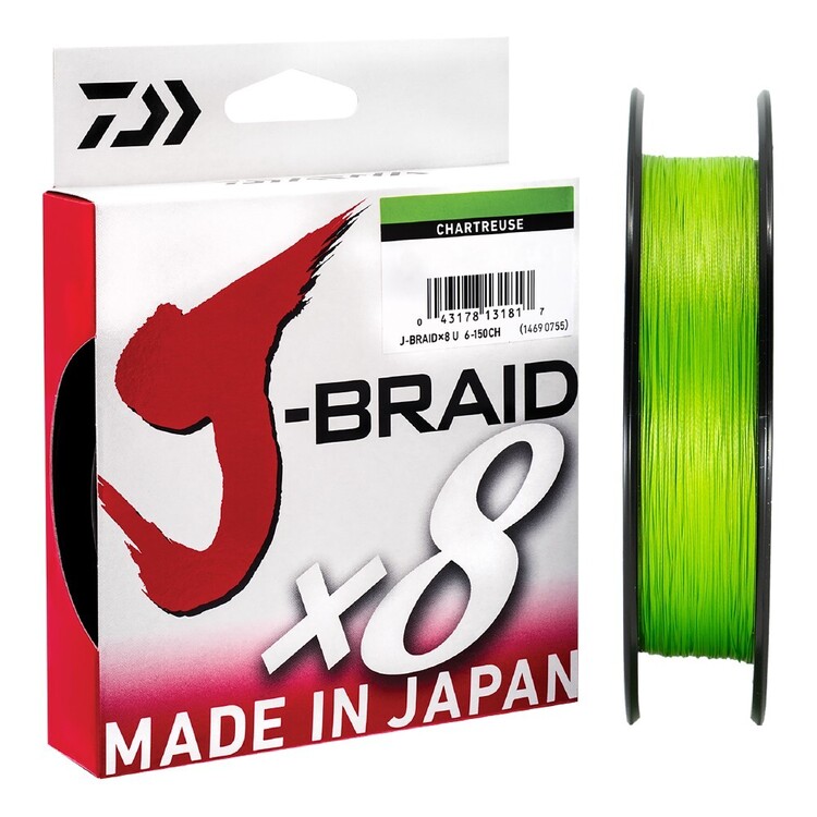 Daiwa J-Braid x8 Braided lines