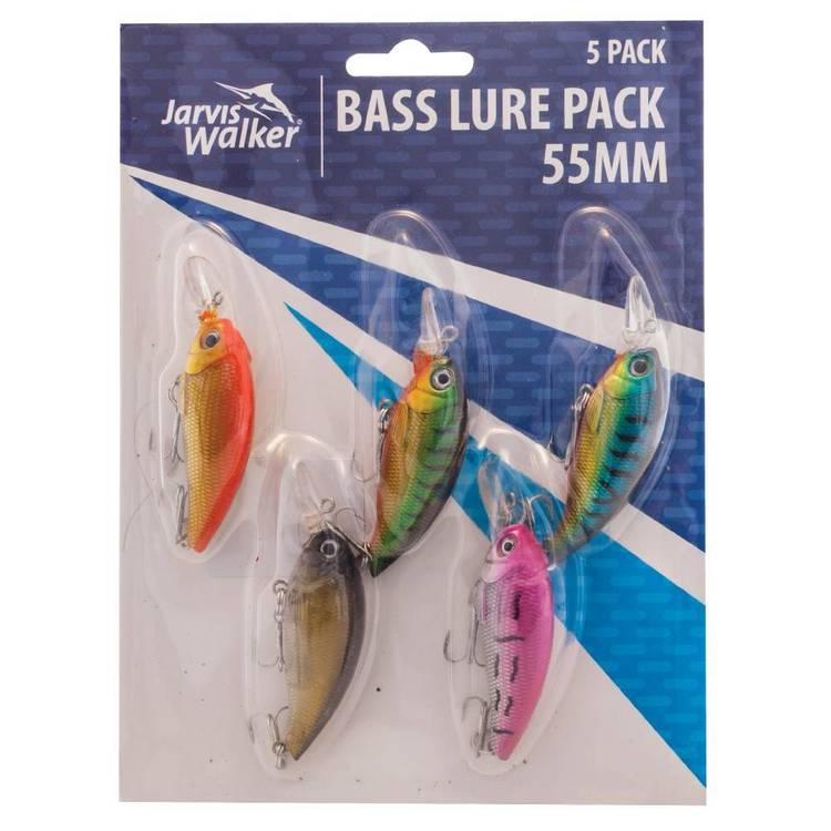 Jarvis Walker Bass Lure 60mm 5 Pack