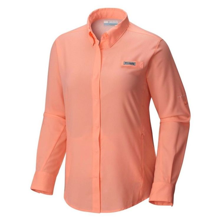 Columbia Women's PFG Tamiami II Long Sleeve Shirt - Tiki Pink
