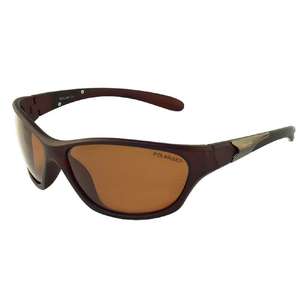 Mangrove Jack's Trojan Sunglasses Crystal Brown & Brown One Size Fits Most