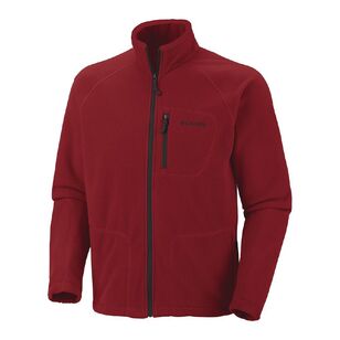 Columbia Men's Fast Trek II Full Zip Fleece Top Red Jasper Large