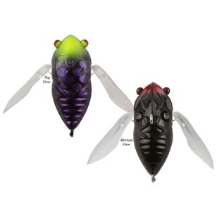 Atomic Hardz Cicada 35mm Surface Lure Snake Black 35 mm