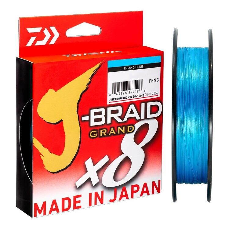 Daiwa J Braid x4 300 m Multi Colour Braided Fishing Line