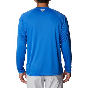 Columbia Men's Terminal Tackle Long Sleeve Shirt Vivid Blue