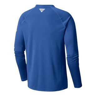 Columbia Men's Terminal Tackle Long Sleeve Shirt Vivid Blue