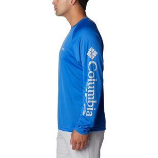 Columbia Men's Terminal Tackle Long Sleeve Shirt Vivid Blue