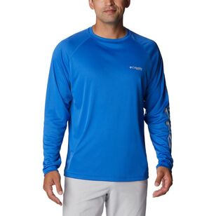 Columbia Men's Terminal Tackle Long Sleeve Shirt Vivid Blue