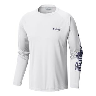 Columbia Men's Terminal Tackle Long Sleeve Shirt White Nightshade