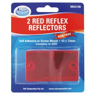 Ark Trailer Reflector 43x73mm Red