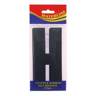 Waterline Boat Letter ''H'' 4 Inch 2 Pack