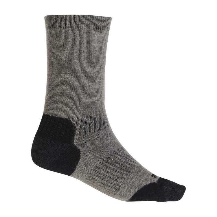 Cederberg Unisex Hike Merino Crew Socks Grey & Charcoal 2 - 8