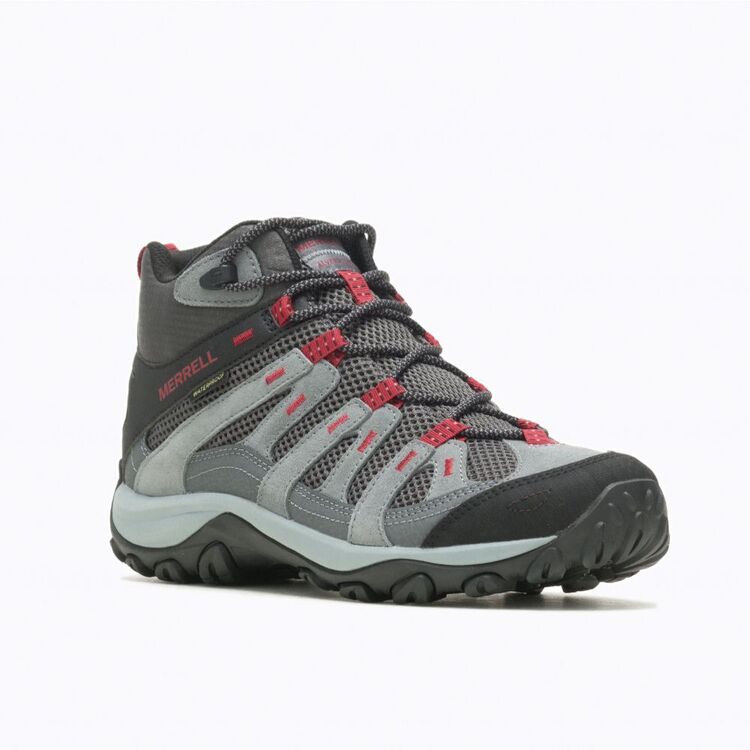 Merrell Men's Alverstone Waterproof Mid Hiking Boots Granite & Dahlia 13