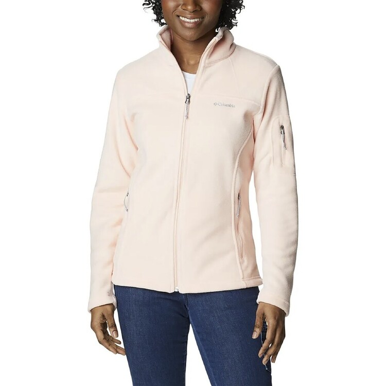 Columbia Women\'s Fast Peach II Full Jacket S Trek Zip Fleece Blossom