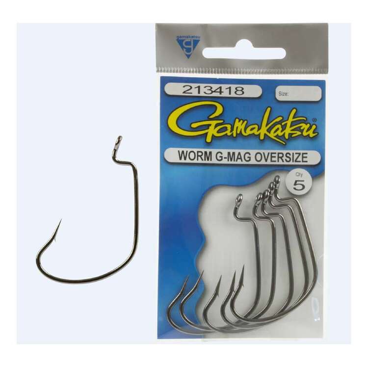 Gamakatsu Worm G-Mag Hooks Pack Grey