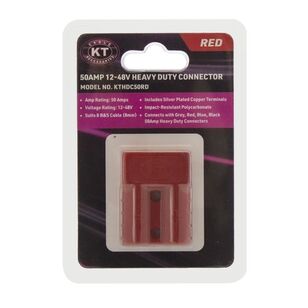 KT Cables Heavy Duty Connector 50 Amp Red