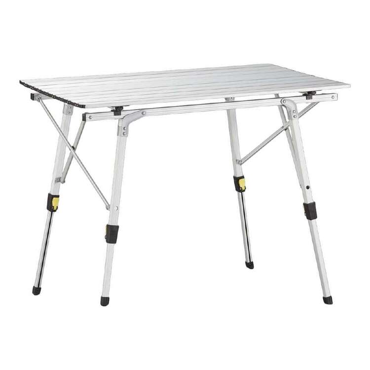 Adjustable Aluminium Folding Table Grey
