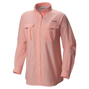 Columbia Women's Bahama PFG Shirt 884 Tiki Pink