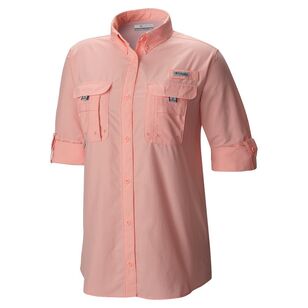 Columbia Women's Bahama PFG Shirt 884 Tiki Pink