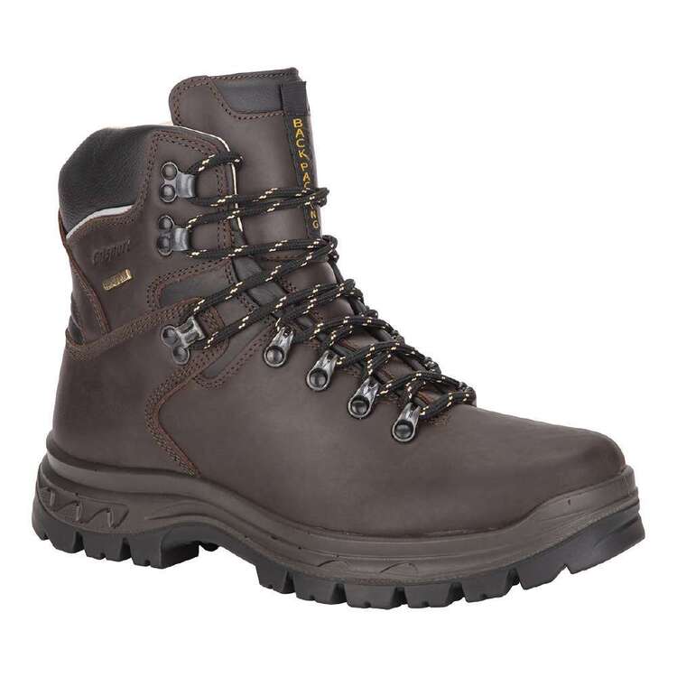 Grisport Men's Denali Waterproof Mid Hiking Boots Dark Chocolate
