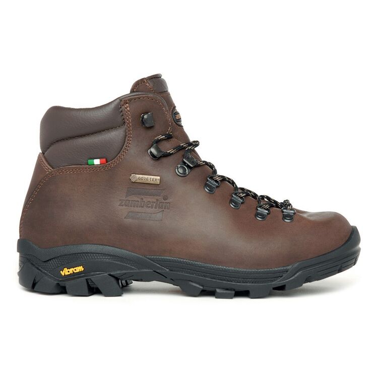 Zamberlan Men's New Trail Lite GTX Mid Hiking Boots Waxed Chestnut 44.5