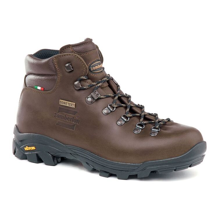 Zamberlan Men's New Trail Lite GTX Mid Hiking Boots Waxed Chestnut 44.5
