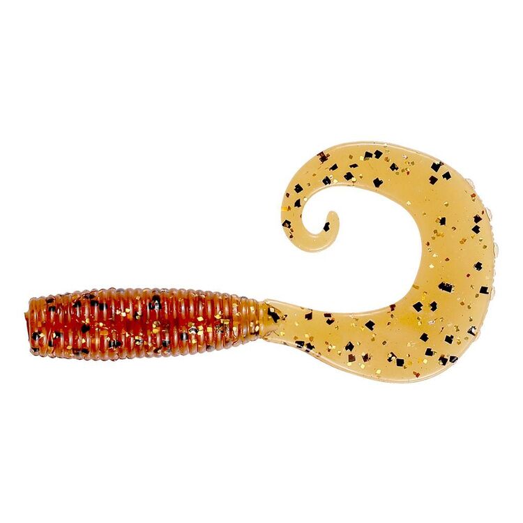 Squidgies Bio Tough Grub Soft Plastic Lure 05T - UV Pumpkin Seed 2.5 in