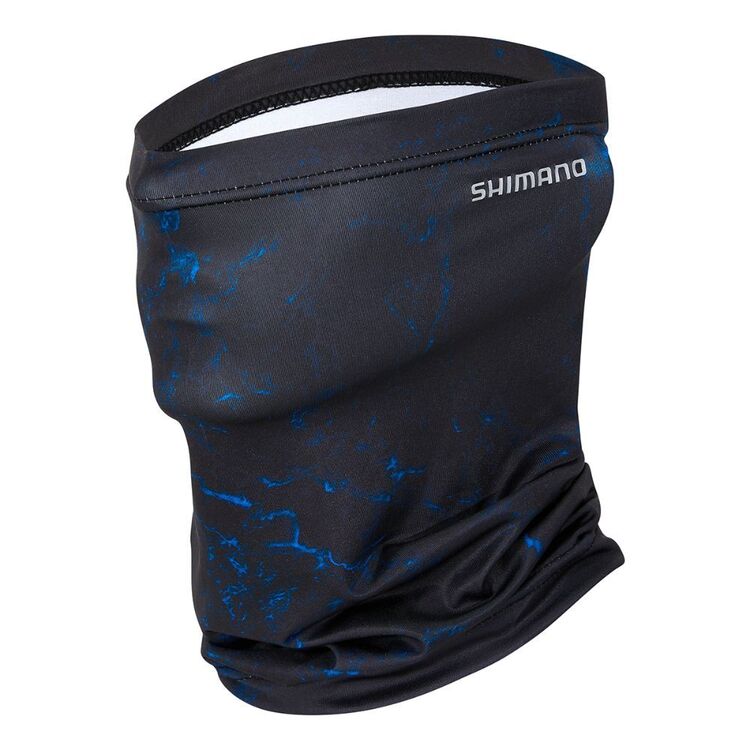 Shimano Shades Neck Gaiter Navy Tech Camo Print