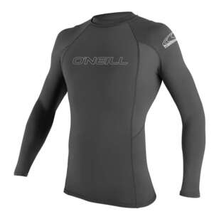 O'Neill Men's Basic Long Sleeve Rash Vest Smoke