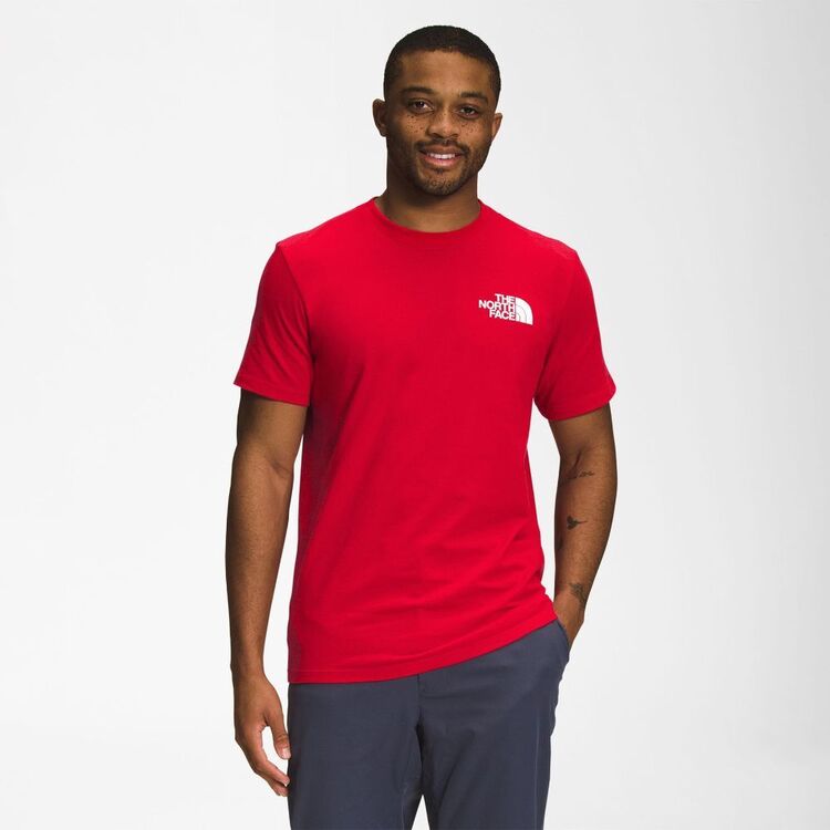 The North Face Men's Box Tee Red & Black