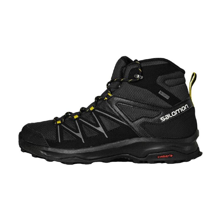 Salomon Men's Daintree Gore-Tex Mid Hiking Boots Night Sky, Black ...
