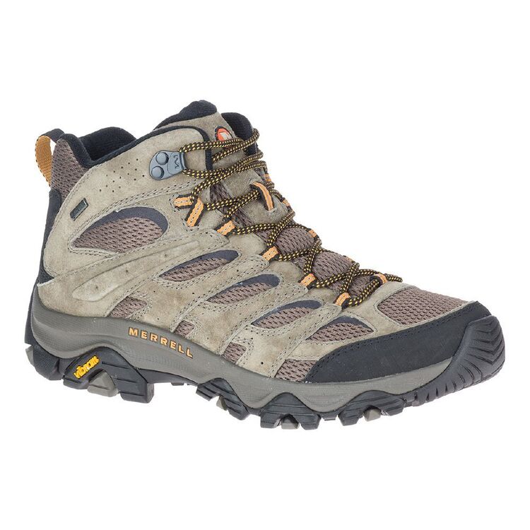 Merrell Men's Moab 3 Gore-Tex Mid Hiking Boots Walnut 8