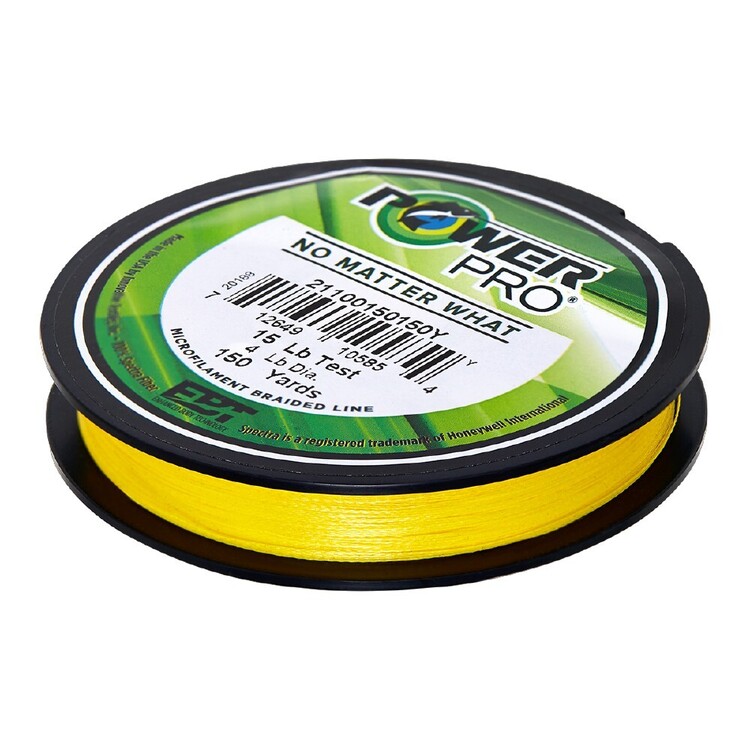 Power Pro 4 Braid Line 500 Yard Yellow