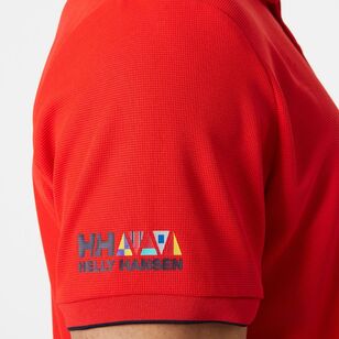 Helly Hansen Men's Ocean Polo Alert Red