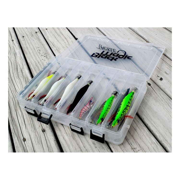 Outdoor Fishing Box 40 Grid Plastic Fishing Tackle Box Squid Jig Hard Lures  Tool Case Artificial Baits Storage Box 