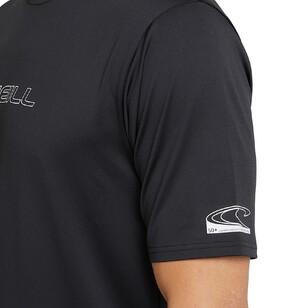 O'Neill Men's Basic Short Sleeve Sun Shirt Black