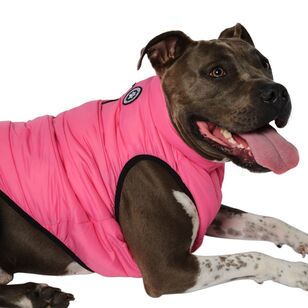 Cape Dog Puffer Jacket Hot Pink