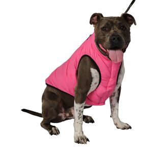 Cape Dog Puffer Jacket Hot Pink