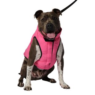 Cape Dog Puffer Jacket Hot Pink