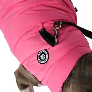 Cape Dog Puffer Jacket Hot Pink