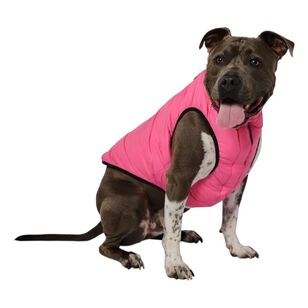 Cape Dog Puffer Jacket Hot Pink