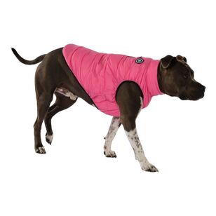 Cape Dog Puffer Jacket Hot Pink