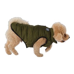 Cape Dog Puffer Jacket Khaki 3-4