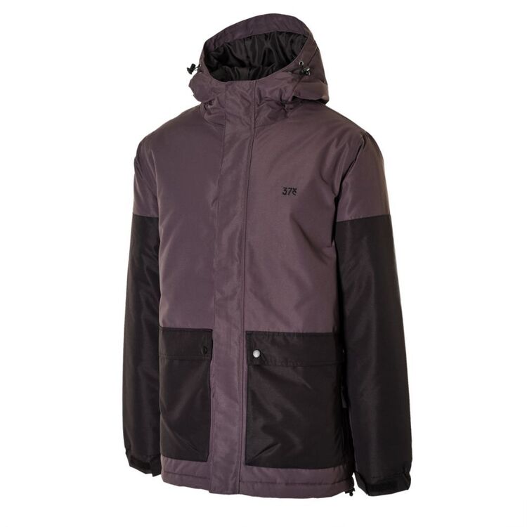 37 Degrees South Men's Carve Snow Jacket Grey & Black