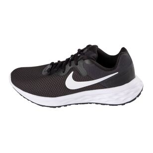 Nike Revolution 6 Women's Running Shoe Black & White-Dark Smoke Grey