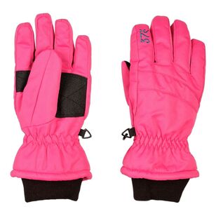 37 Degrees South Kids Blizzard Snow Gloves Luminous Pink